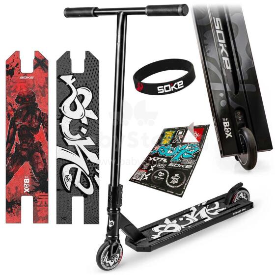 SOKE BOX Stunt Scooter Black