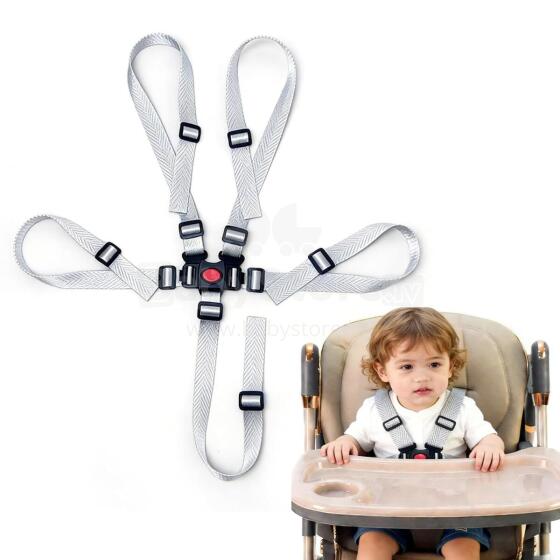 Kidsworld High Chair Safety Belts Art.298739 Aukštos kėdutės saugos diržas