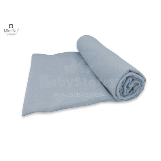 KIECZMERSKI Diaper - Muslin Swaddle 120x120 100% Cotton Jeans