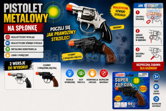 Imitation weapen - 06031 - cap GUN - METAL