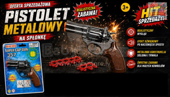 Imitation weapen - 6055 - cap GUN - METAL