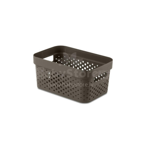 Box Infinity Recycled 4.5L 27x19x12cm brown