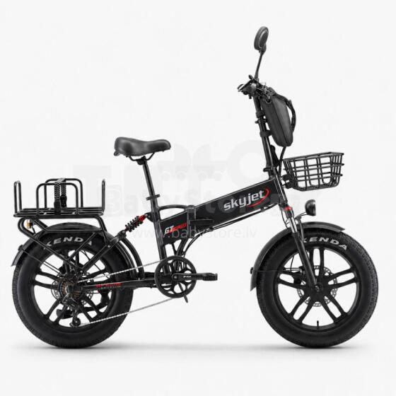Складной электрический велосипед Skyjet GTIII PRO PLUS Black