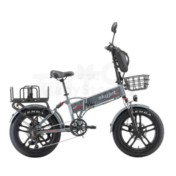 Складной электрический велосипед Skyjet GTIII PRO PLUS Grey