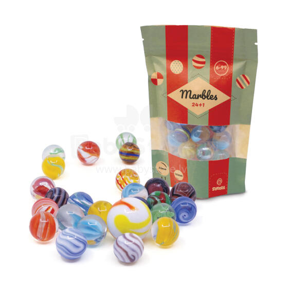 Svoora Glass Marbles Game