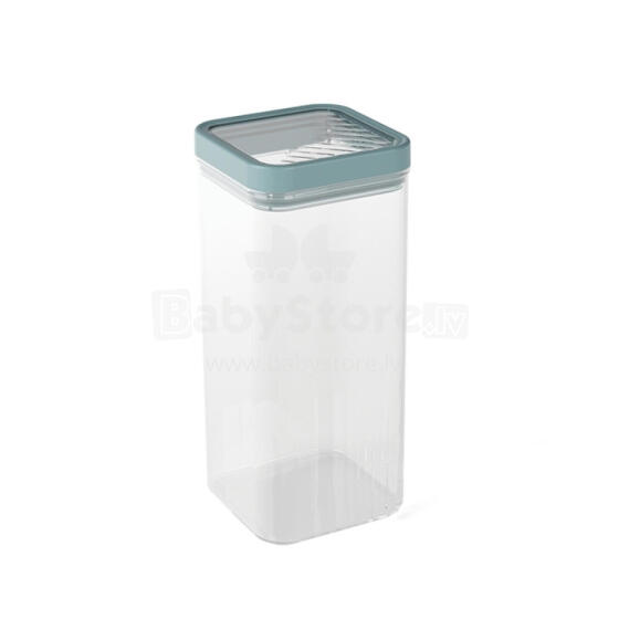 Dry food storage container 1.8L Kara transparent/teal