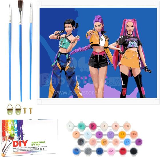 Pop Painting by Numbers Huntrix Art.299483 dažykite pagal numerius
