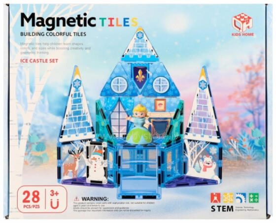 KLOCKI - 03648 - magnetiniai - PILIS - 28 vnt