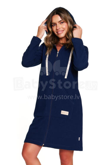 Doctornap Robe Art.7364 Navy  Халат для беременных