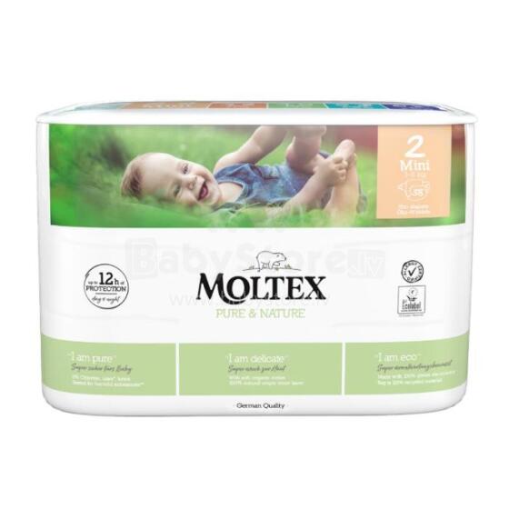 Moltex Pure Nature Mini Art.3850 Экологические подгузники Mini 3-6 kg,38 шт
