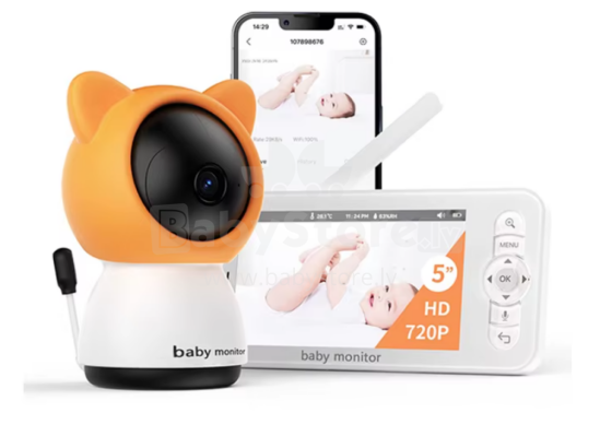 La bebe™ Accessories Monitor Babyphone Wireles Art.38931 White Детский монитор-видеокамера