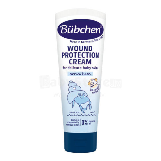 Bubchen Wound Protection Cream Art.TB4117 Multifunctional cream for red spots, diaper rash, insect bites, etc., 75 ml.