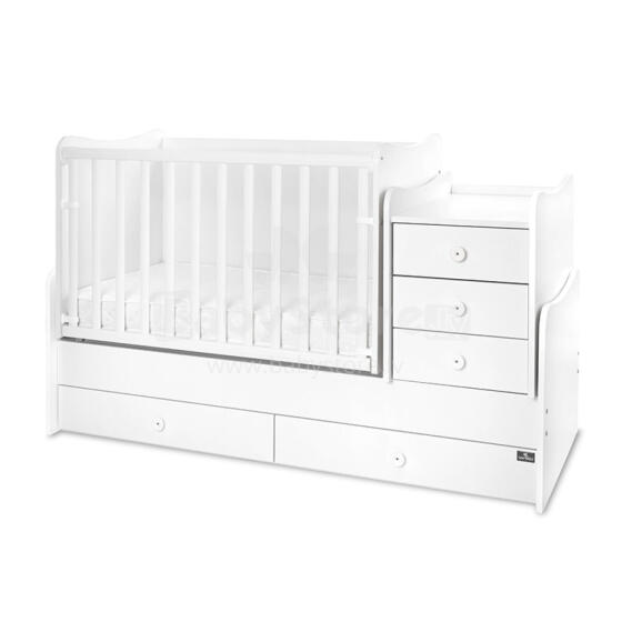 Lorelli Maxi Plus Art.10150580024P White Baby Crib-Transformer