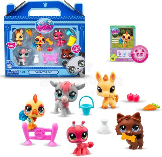 Littlest Pet Shop Art.67998  Набор  животных (5 шт.)