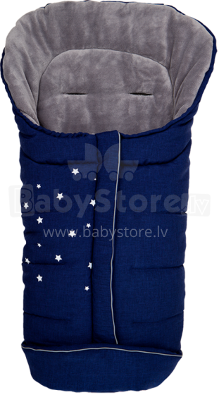 Fillikid Art.3010-07 Barodino Blue Melange Baby Sleeping Bag Спальный Мешок с Терморегуляцией 100х50