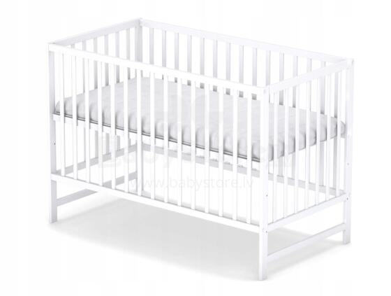Elf Bed Arco Art.73262 White Medinė kūdikio lovelė 120x60 cm