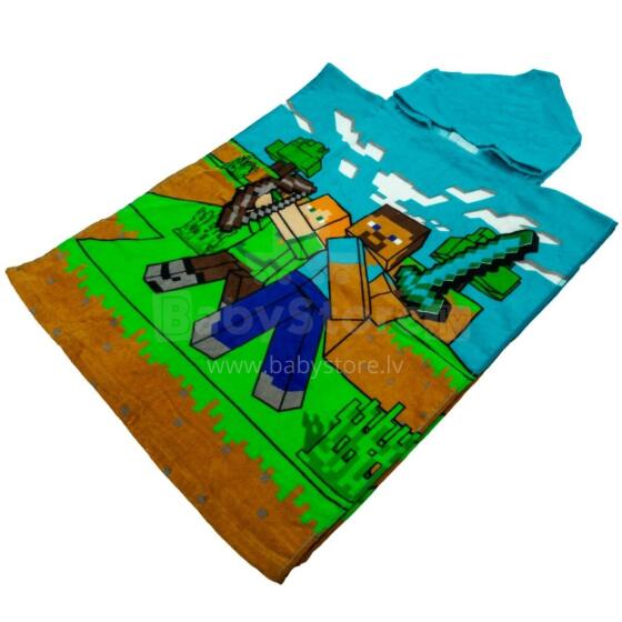 Carbotex Minecraft Poncho Art.0MC01923 rankšluostis -Poncho