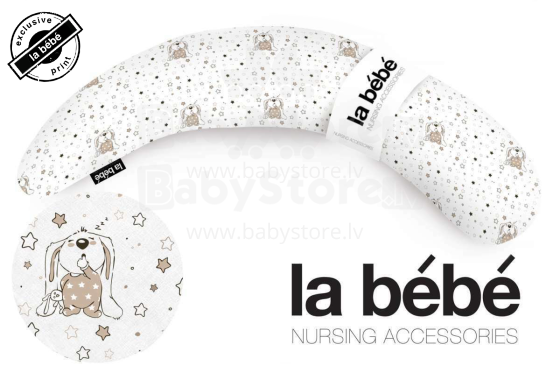 La Bebe™ Moon Maternity Pillow Cover Art.7789 Bunnies Дополнительный чехол [навлочка] для подковки 195 cm