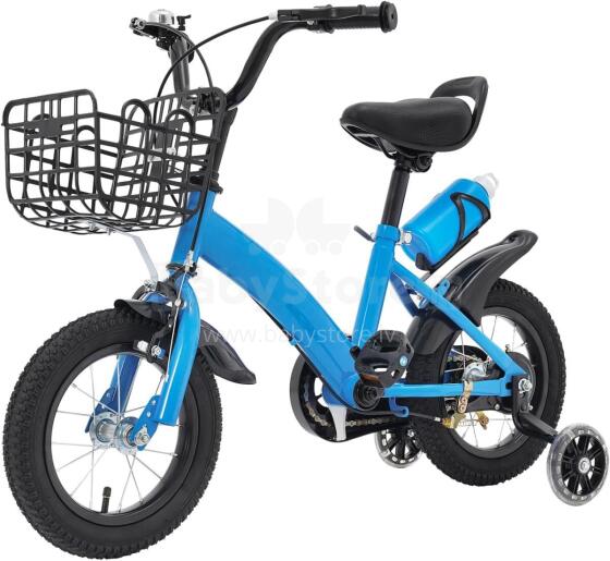 Kids Bike Wheels Collas 12' Blue Art.8061 Vaikų dviratis su dviračiu