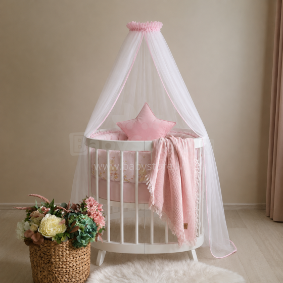 Lorelli Canopy Art.20051170005 Pink Luxurious universal canopy for a baby crib