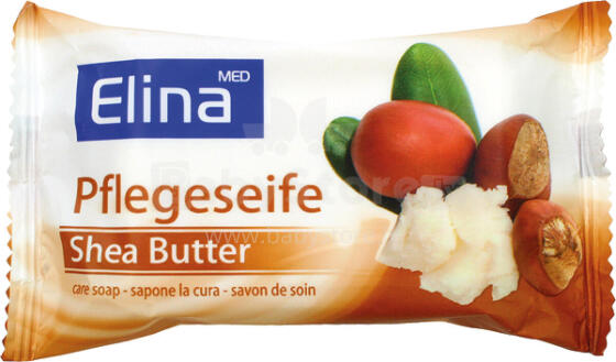 Elina Soap Shea Butter Art.91444  Косметическое крем-мыло с маслом ши , 25г