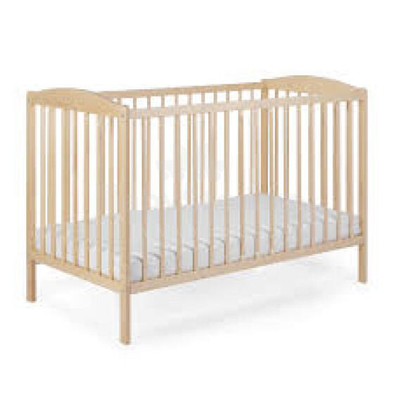 La Bebe™ Kids Wood Cot Sosna Tomi 5 Art.92430 Natural Vaikiška medinė lovelė 120x60 cm