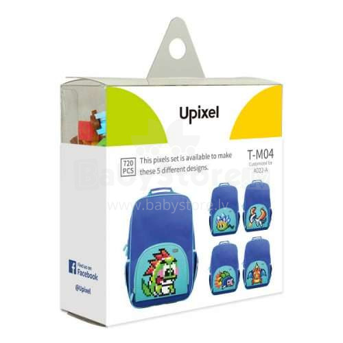 Upixel Bright Colors School Bag Art.T-M04 Pikseļu komplekts,720 gab