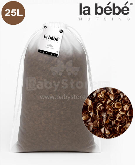 La Bebe™ Eco Refill 25 L Art.9431 Filling for Poufs and Bean Bags (DIY) — Buckwheat Hulls