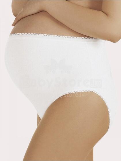 Sweet Mama Art.IT11-Lux Maxi White str. Prieš / po gimdymo kelnaitės