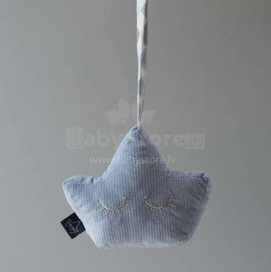La Millou Velvet Collection Rattle Baby Crown Art.95293  Mīksts grabulis  Kronis