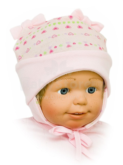 Lorita medvilnė Kūdikių kepurė pavasario-vasaros menas. 413