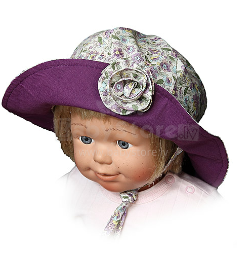 Lorita lininė kūdikių kepurė Pavasario-vasaros menas. 960