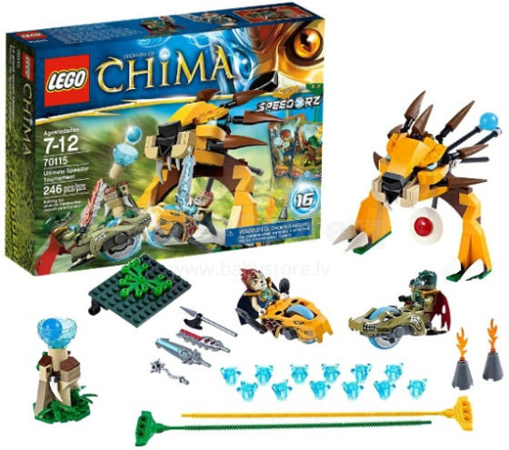 „Lego Chima“ - paskutinės rungtynės 70115