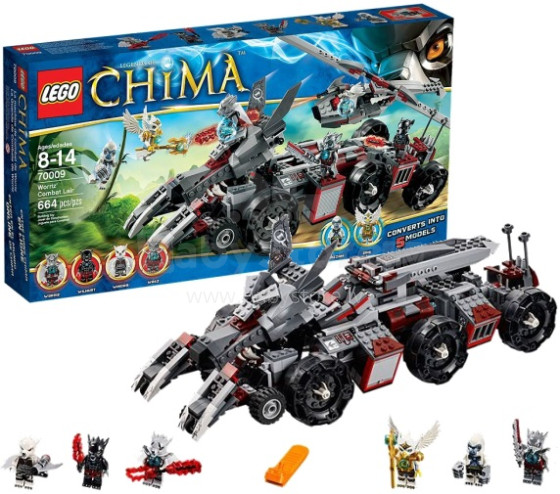 Lego Chima Бронетранспортёр Волка Воррица 70009