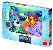 DINO TOYS - Neon Puzzle 1000 gab.Starline Underwater World 54118D