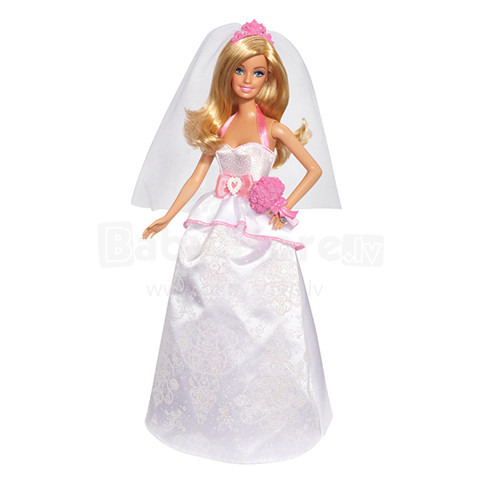 Mattel Barbie Royal Bride Fairytale Magic Doll Art. BCP33 Кукла Барби Невеста