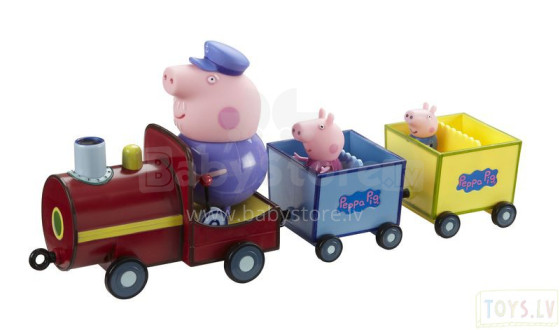 Peppa Pig Art. 05034 Rotaļu komplekts 'Vectēva vilciens'