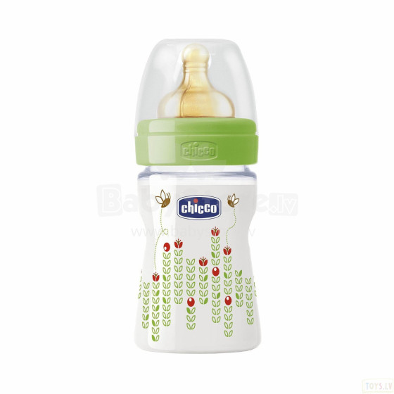 Chicco Art.20610.30 физиологическая пластмассовая бутылочка 150ml (LA) 0m+