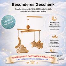 Hammock with Wooden Frame Art.101082 Beige Детский гамак с деревянным каркасом - эргономичный подвесной шезлонг 66 x 150 см для детей 3-5 лет