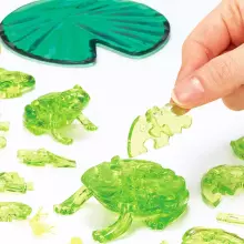 Crystal Puzzle Rabbit 3D Art.101293 3D Three-dimensional puzzle