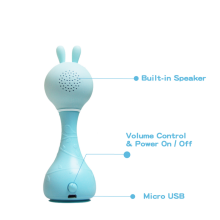 Alilo Smart Hare R1 Yellow LV – Interactive Musical Developmental Toy for Children from 0+ with Latvian Voice