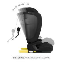 KinderKraft Fix2Go  i-Size Car Seat 76-150 cm Art.104696 Black Automobilinė kėdutė 9-36 kg