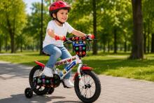 Bike Fun  MTB 14 Boy 1 Speed  Art.77325 Vaikiškas dviratis su pripučiamais ratais ir plieniniu rėmu