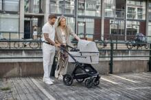 Emmaljunga Sento Max Urban Art.113607 Graphite  Stroller with cradle