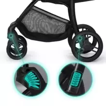 KinderKraft'20 Cruiser Art.KKWCRUIPNK0000 Rožinis keturių ratų sportinis vežimėlis