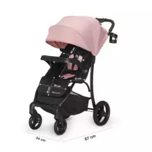 KinderKraft'20 Cruiser Art.KKWCRUIPNK0000 Rožinis keturių ratų sportinis vežimėlis
