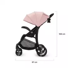 KinderKraft'20 Cruiser Art.KKWCRUIPNK0000 Rožinis keturių ratų sportinis vežimėlis