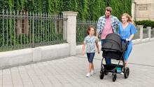 „KinderKraft'20 XMoov Black 3 in1“ prekės.KWWXMOVBLK3000 universalus vežimėlis 3 in1 + automobilinė kėdutė