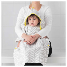 NordBaby Bath Towel Star Art.204727 Bērnu frotē dvielis ar kapuci 100 x 100 cm