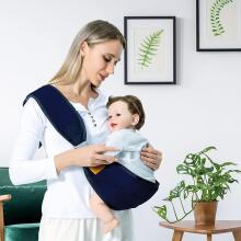 Baby Sling Adjustable/Koala Sling Art.119028 Black Daugiafunkcinis vaikų diržas
